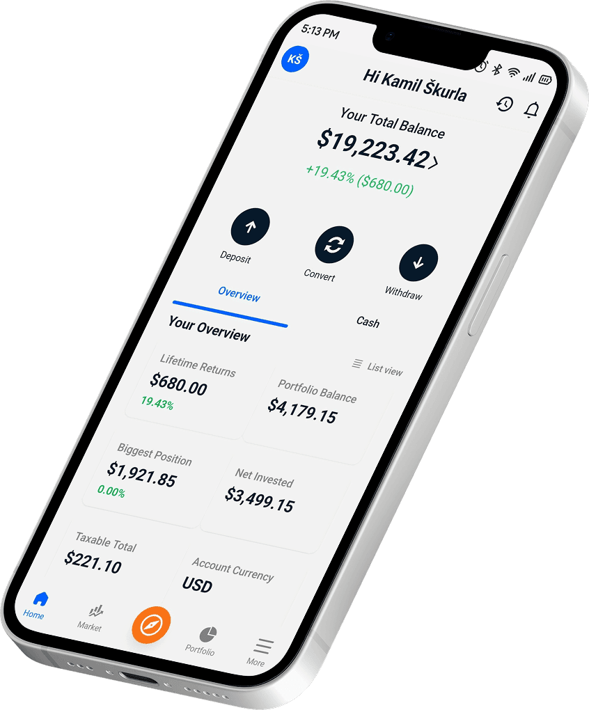 Fintech App preview